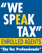 We Speak Tax graphic